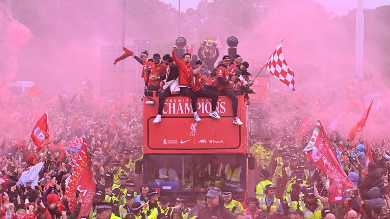 Liverpool's Premier League trophy parade