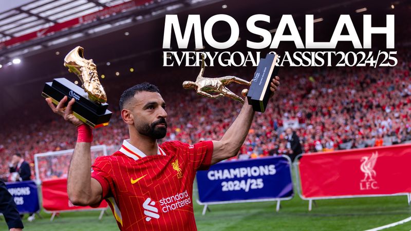 Every Salah goal & assist 2024/25