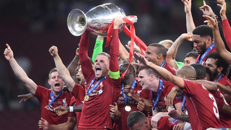 Jordan henderson lifting champions league on sale